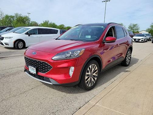 Rapid Red Metallic Tinted Clearcoat 2020 Ford Escape Titanium