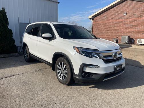 Platinum White Pearl 2021 Honda Pilot AWD EX-L