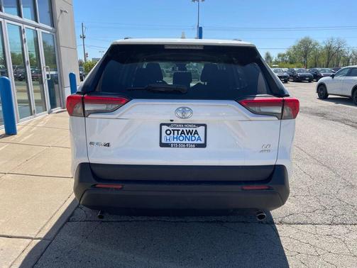 Super White 2021 Toyota RAV4 LE