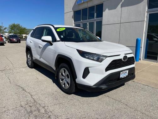 Super White 2021 Toyota RAV4 LE
