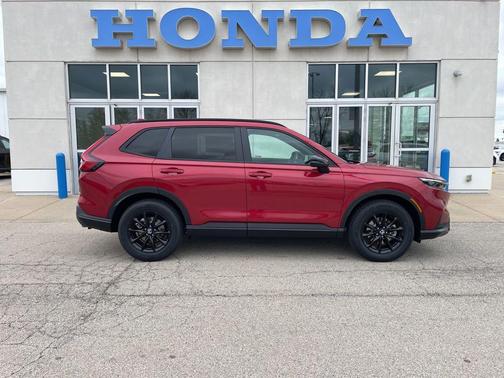 Radiant Red Metallic 2026 Honda CR-V Hybrid Sport-L AWD