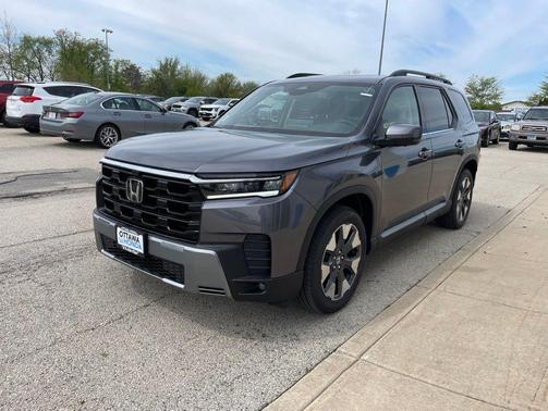 Modern Steel Metallic 2026 Honda Pilot Touring 8-Passenger