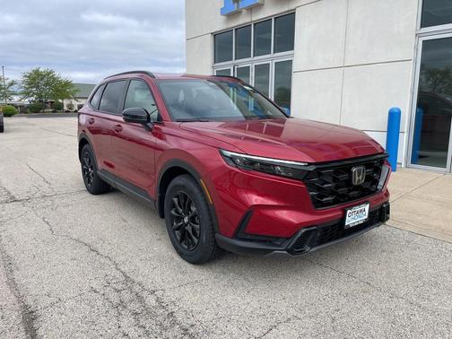 Radiant Red Metallic 2026 Honda CR-V Hybrid Sport-L AWD