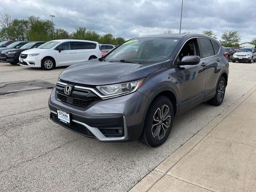 Aegean Blue Metallic 2020 Honda CR-V AWD EX-L