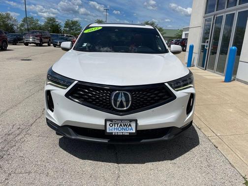 Platinum White 2022 Acura RDX A-Spec Package