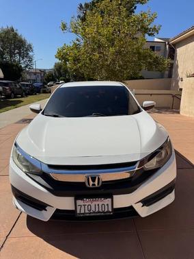 Taffeta White 2016 Honda Civic LX