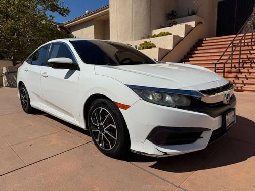 Taffeta White 2016 Honda Civic LX