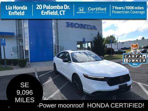 PLATINUM WHITE 2025 Honda Accord SE