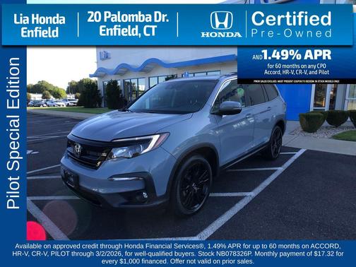 2022 Honda Pilot AWD Special Edition
