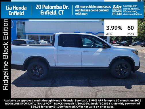 2026 Honda Ridgeline Black
