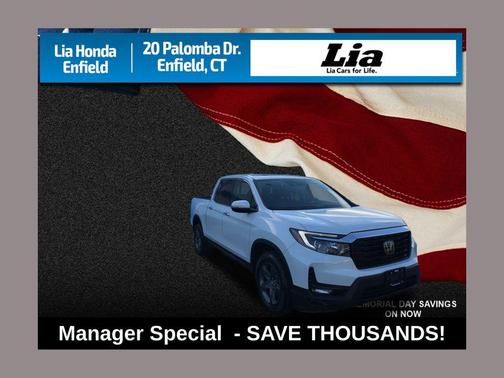 Platinum White Pearl 2023 Honda Ridgeline RTL-E