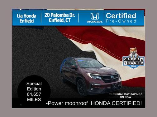 DEEP SCARLET 2022 Honda Pilot AWD Special Edition
