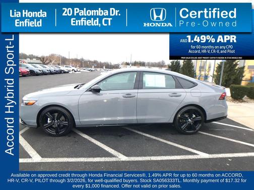2025 Honda Accord Hybrid Sport-L