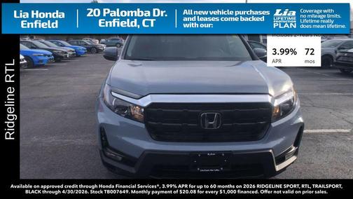 2026 Honda Ridgeline RTL