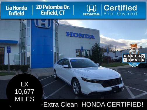PLATINUM WHITE 2023 Honda Accord LX 1.5T