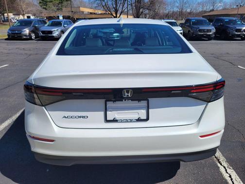 Platinum White Pearl 2026 Honda Accord LX 1.5T