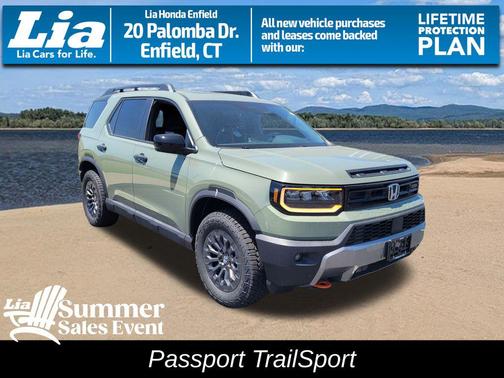 Ash Green Metallic 2026 Honda Passport AWD TrailSport
