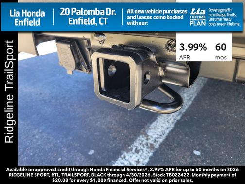 Ash Green Metallic 2026 Honda Ridgeline TrailSport
