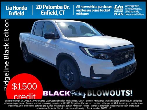 2026 Honda Ridgeline Black