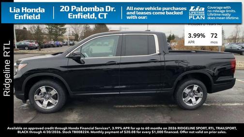 2026 Honda Ridgeline RTL