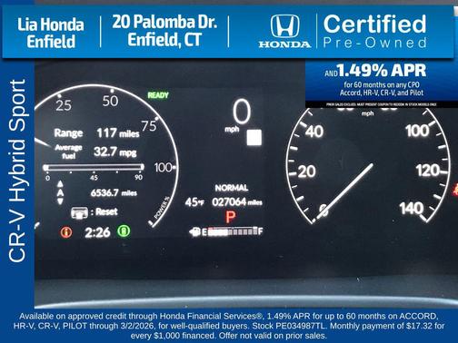 2023 Honda CR-V Hybrid Sport AWD