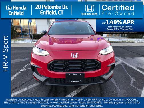 2025 Honda HR-V AWD Sport