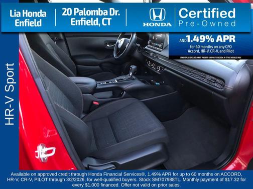 2025 Honda HR-V AWD Sport