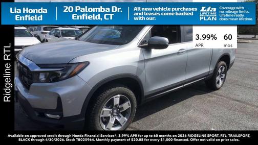 2026 Honda Ridgeline RTL