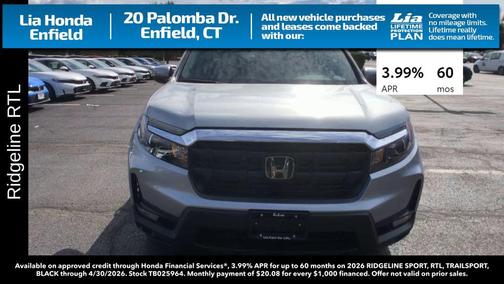 2026 Honda Ridgeline RTL