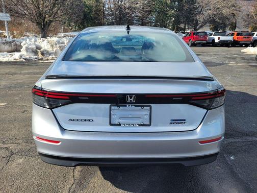 Solar Silver Metallic 2026 Honda Accord Hybrid Sport