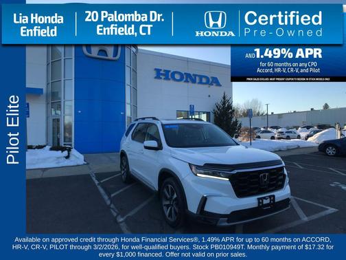 2023 Honda Pilot AWD Elite