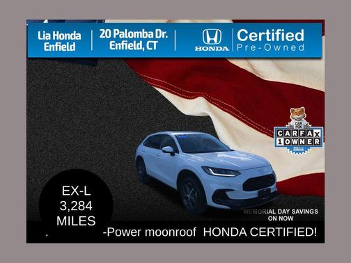PLATINUM WHITE 2025 Honda HR-V EX-L