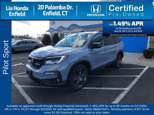 2022 Honda Pilot AWD Sport