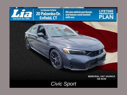 Meteorite Gray Metallic 2026 Honda Civic Sport