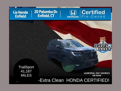CRYSTAL BLACK 2023 Honda Passport AWD TrailSport