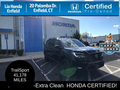 CRYSTAL BLACK 2023 Honda Passport AWD TrailSport