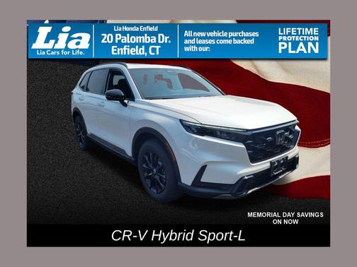 Platinum White Pearl 2026 Honda CR-V Hybrid Sport-L AWD