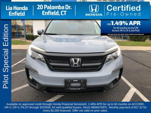 2022 Honda Pilot AWD Special Edition