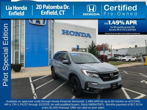 2022 Honda Pilot AWD Special Edition