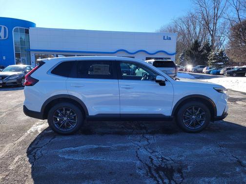 PLATINUM WHITE 2026 Honda CR-V EX-L AWD