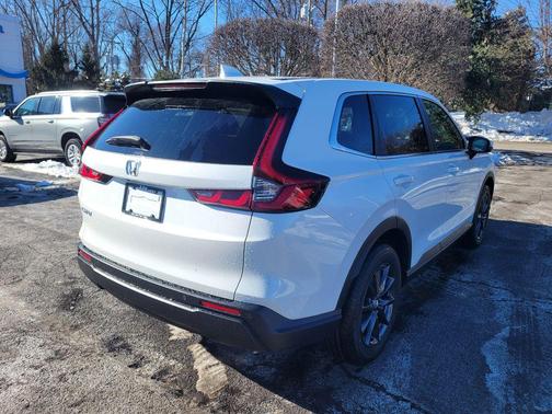 PLATINUM WHITE 2026 Honda CR-V EX-L AWD