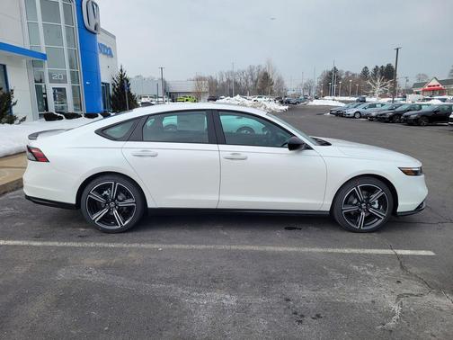 Platinum White Pearl 2026 Honda Accord Hybrid Sport