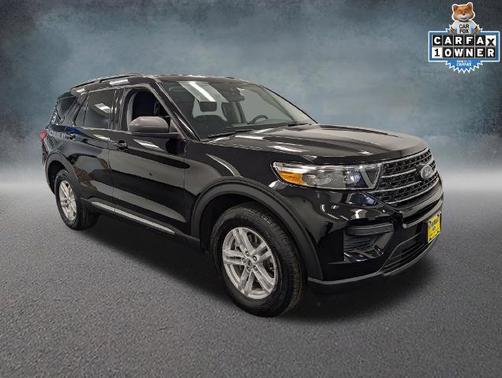 AGATE BLACK METALLIC 2023 Ford Explorer XLT