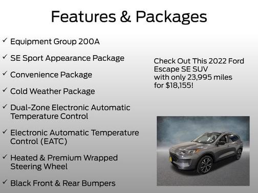 CARBONIZED GRAY 2022 Ford Escape SE