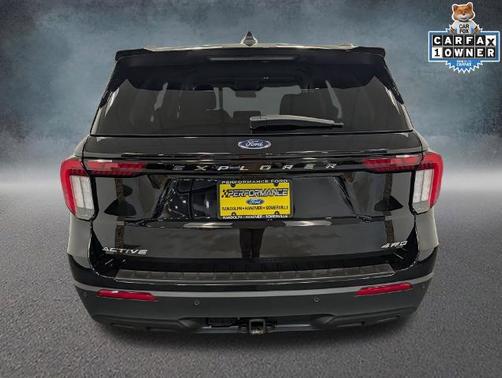 AGATE BLACK METALLIC 2025 Ford Explorer ACTIVE