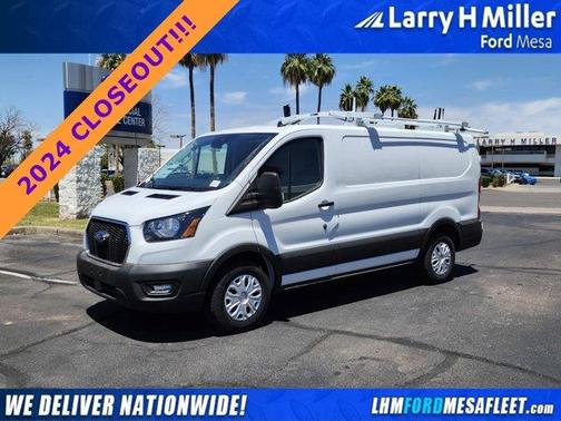 2024 Ford Transit-150 HOLMAN HVAC W/DOUBLE DROP LADDER RACKS