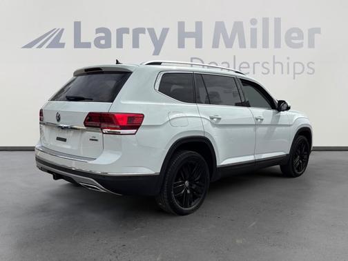 Pure White 2019 Volkswagen Atlas 3.6 SEL PREMIUM