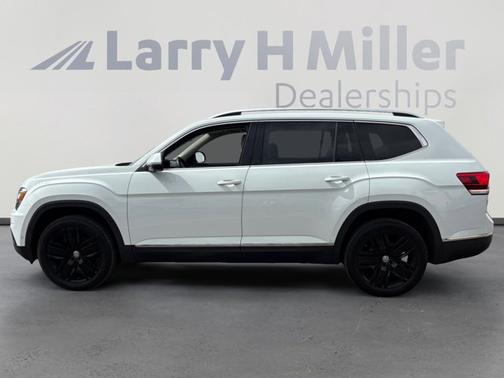 Pure White 2019 Volkswagen Atlas 3.6 SEL PREMIUM