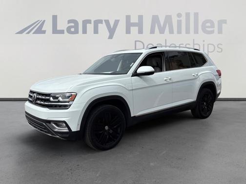 Pure White 2019 Volkswagen Atlas 3.6 SEL PREMIUM