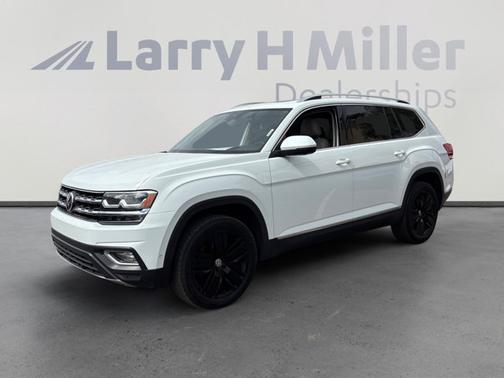 Pure White 2019 Volkswagen Atlas 3.6 SEL PREMIUM